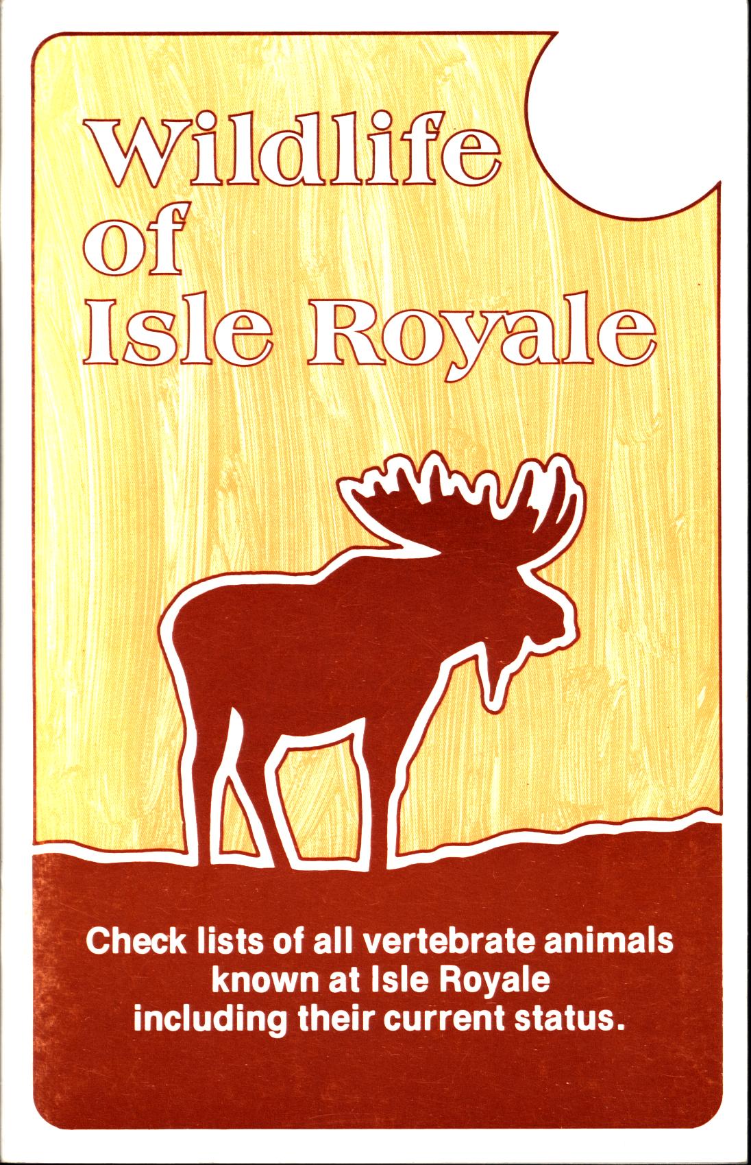 WILDLIFE OF ISLE ROYALE.