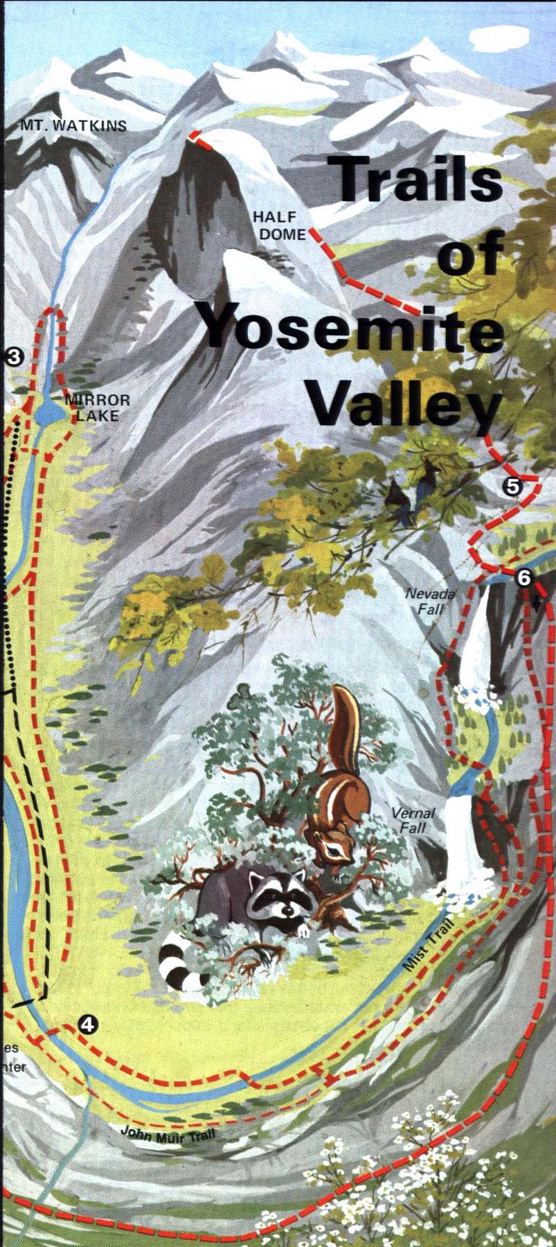 TRAILS OF YOSEMITE VALLEY.