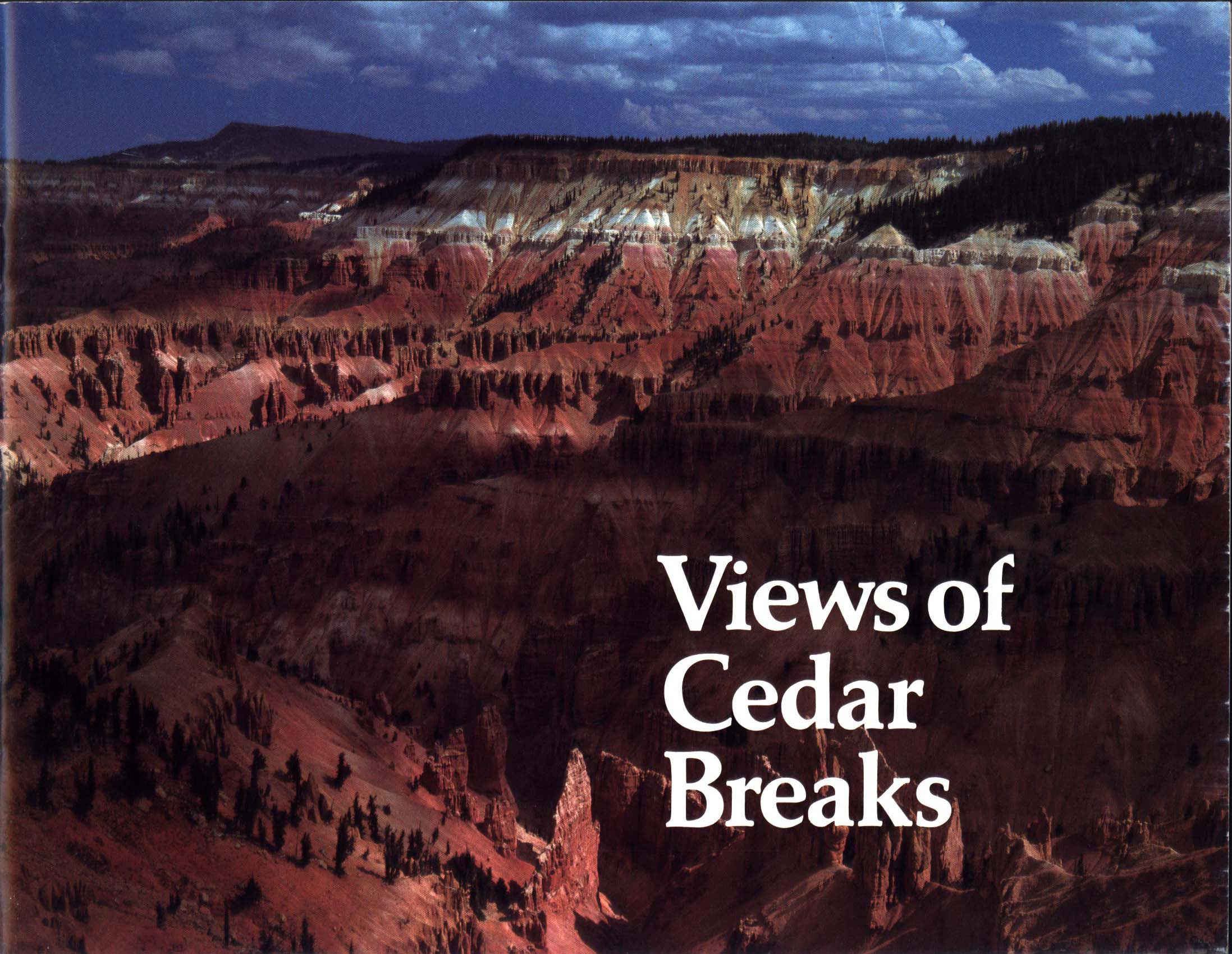 VIEWS OF CEDAR BREAKS.